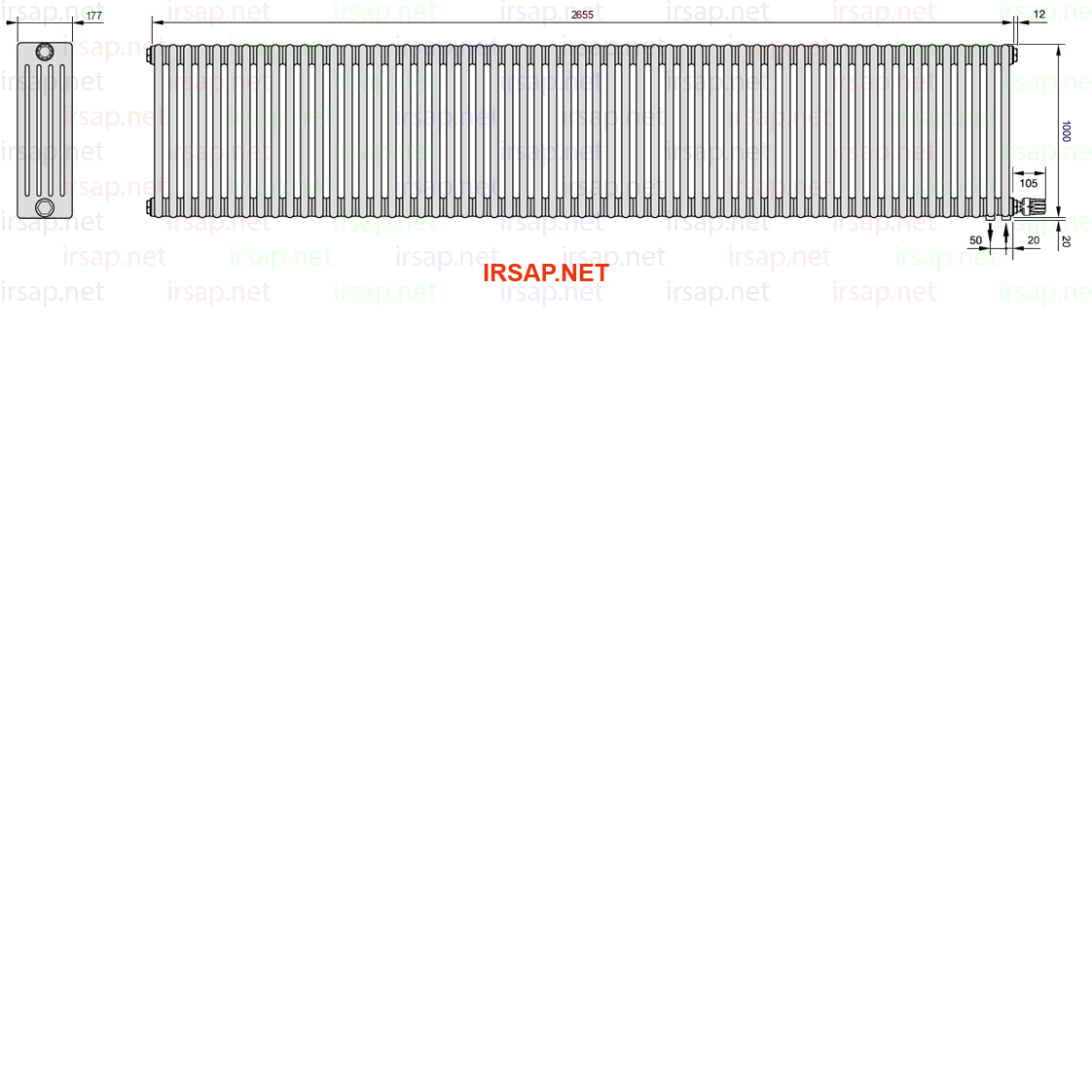Радиатор IRSAP Tesi 51000/59 T26 CL 01